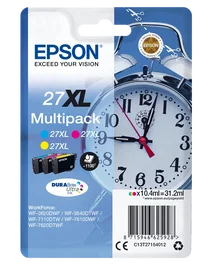 Epson 27 XL Multipack cian / magenta / amarillo 3 cartuchos T2712 T2713 T2714 3300 páginas