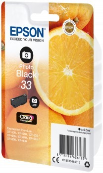 Epson Cartucho Foto Negro Claria Premium Nº33 T33414012 Epson Cartucho Foto Negro Claria Premium Nº33 T33414012