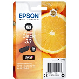 Epson Cartucho Foto Negro Claria Premium Nº33 T33414012