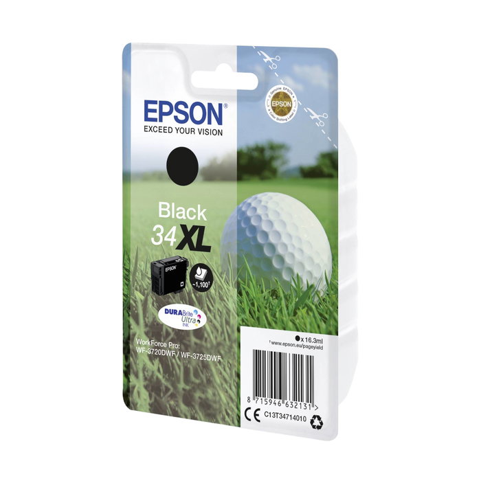 Epson 34XL Negro DURABrite Ultra Ink Epson 34XL Negro DURABrite Ultra Ink