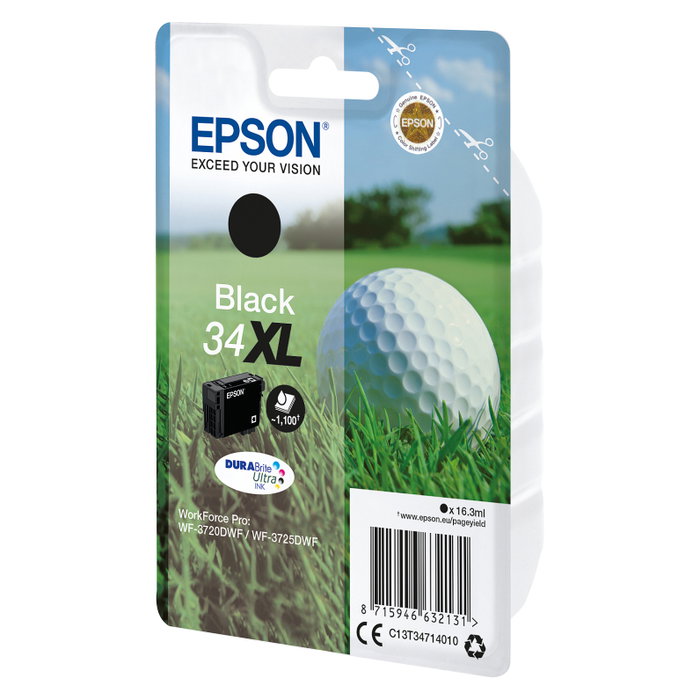 Epson 34XL Negro DURABrite Ultra Ink Epson 34XL Negro DURABrite Ultra Ink