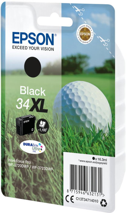 Epson 34XL Negro DURABrite Ultra Ink Epson 34XL Negro DURABrite Ultra Ink
