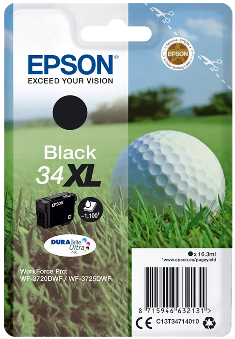 Epson 34XL Negro DURABrite Ultra Ink Epson 34XL Negro DURABrite Ultra Ink