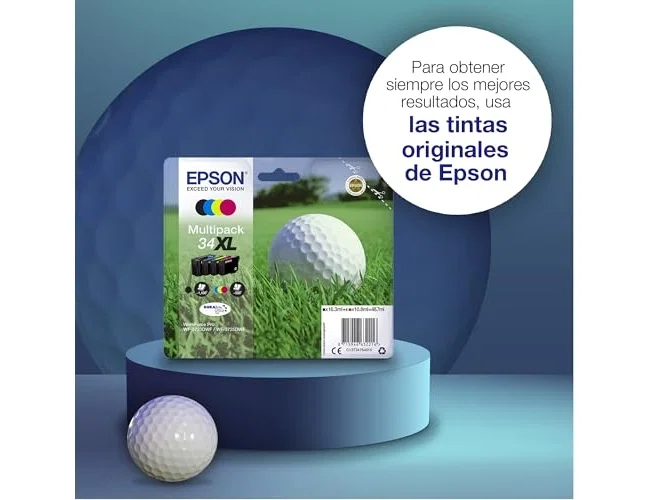 Epson 34XL Cian DURABrite Ultra Ink Cartridge