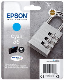 EPSON Singlepack Cyan 35 DURABrite Ultra Ink