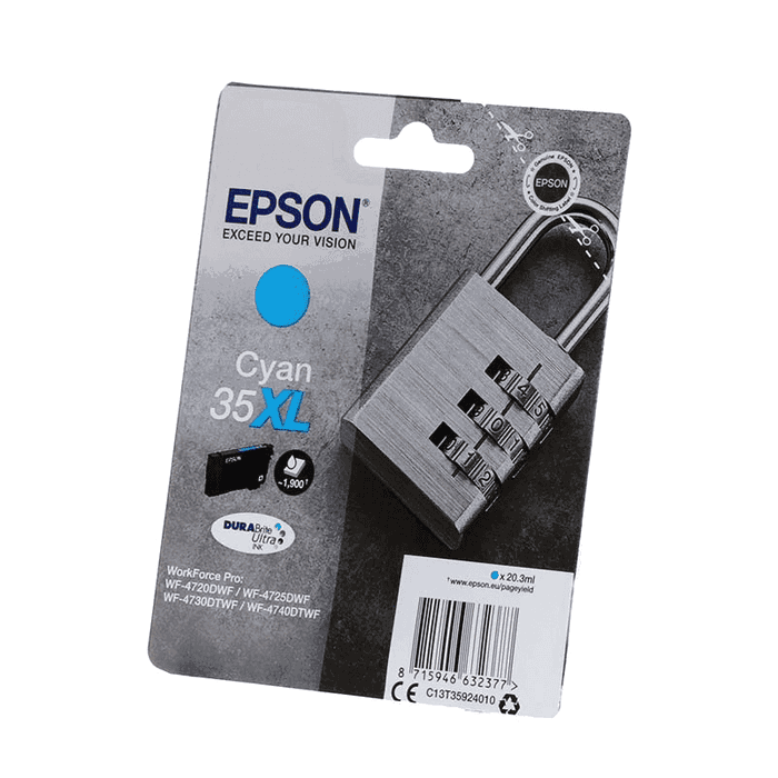 Epson Cartucho de Tinta 35XL Cian DURABrite Ultra