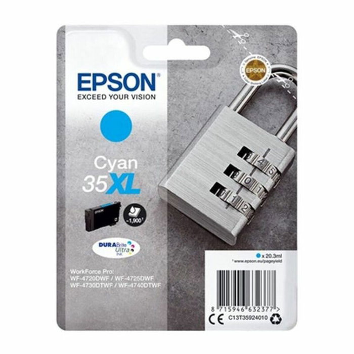 Epson Cartucho de Tinta 35XL Cian DURABrite Ultra