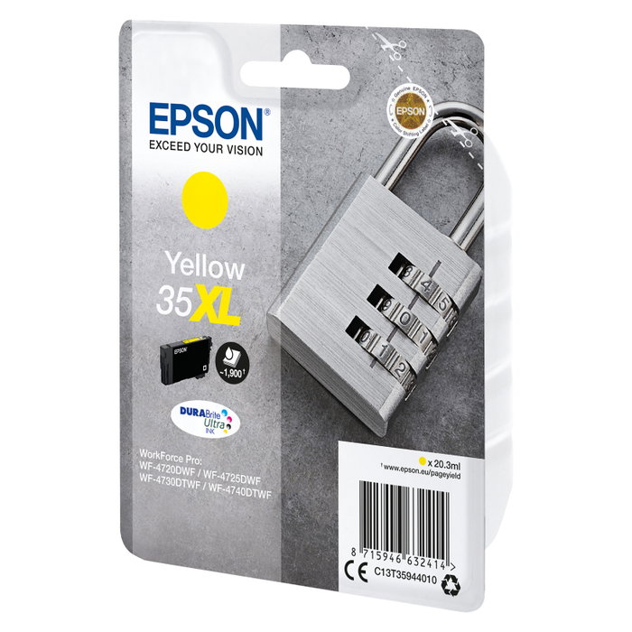 Epson Cartucho de Tinta 35XL Amarillo DURABrite Ultra