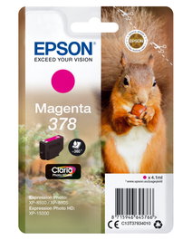 Epson Cartucho de Tinta 378 Claria Photo HD Magenta Original C13T37834010