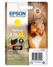 Epson Cartucho de tinta 378XL Amarillo Claria Photo HD
