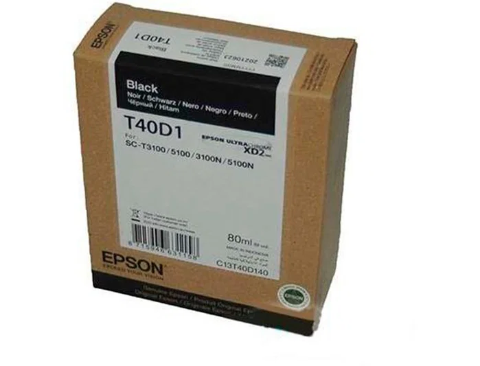Epson Cartucho de Tinta UltraChrome XD2 T40D140 Negro 80ml