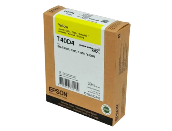 Epson UltraChrome XD2 T40D440 Amarillo 50ml