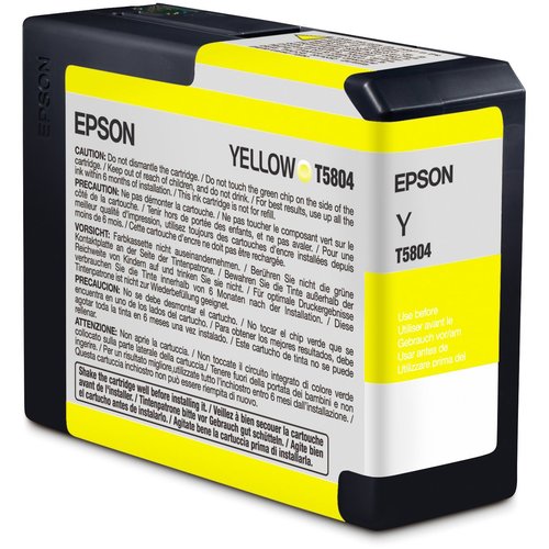 Epson Cartucho T580400 Amarillo 80ml Epson Cartucho T580400 Amarillo 80ml