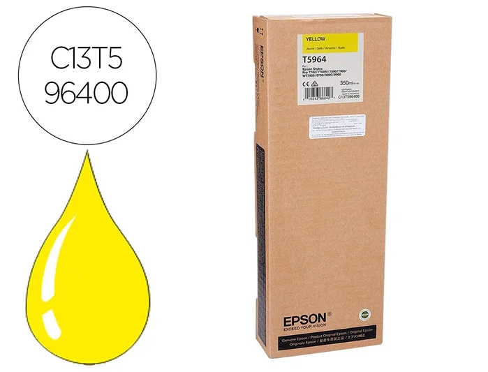 Epson T5964 Cartucho de Tinta Amarillo 350 ml