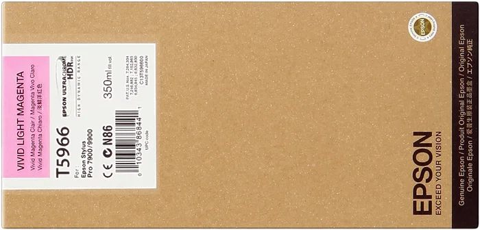 Epson Cartucho T596600 Magenta Claro Vivo 350ml