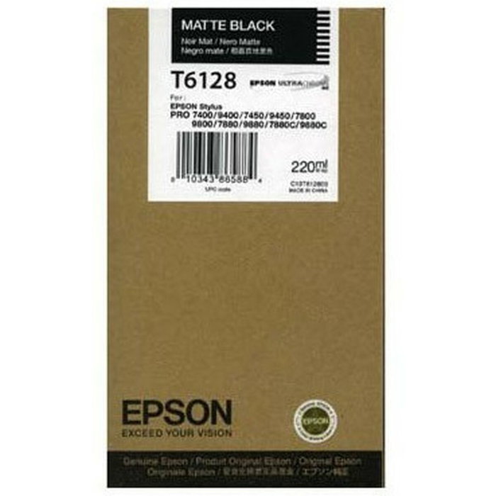 Epson Cartucho de Tinta Negro Mate 220ml T612800 para Stylus Pro Epson Cartucho de Tinta Negro Mate 220ml T612800 para Stylus Pro