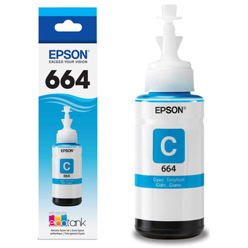 Epson T6642 Tinta Cian 70 ml Original EcoTank Epson T6642 Tinta Cian 70 ml Original EcoTank