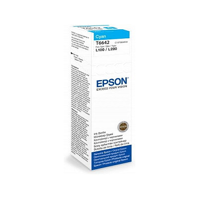 Epson T6642 Tinta Cian 70 ml Original EcoTank Epson T6642 Tinta Cian 70 ml Original EcoTank