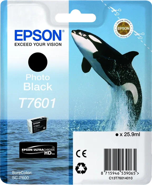 Epson T7601 Cartucho de Tinta Negro Foto para SureColor SC-P600