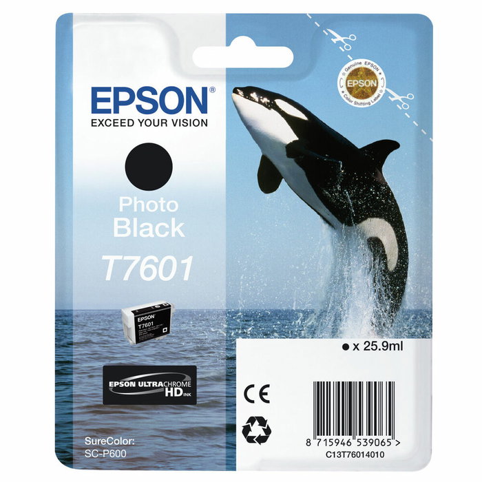 Epson Cartucho de Tinta UltraChrome® HD Photo Black para SureColor SC-P600 Epson Cartucho de Tinta UltraChrome® HD Photo Black para SureColor SC-P600