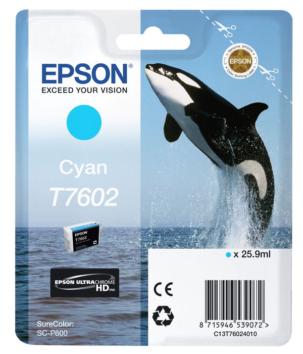 EPSON SURECOLOR SC-P600 Cartucho Cian EPSON SURECOLOR SC-P600 Cartucho Cian