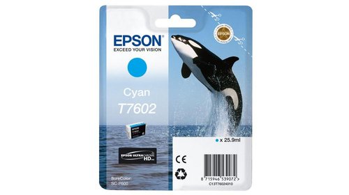 Epson T7602 Cartucho de Tinta Cian para SureColor SC-P600