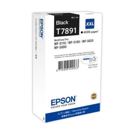 Epson Cartucho de Tinta T7891 XXL Negro