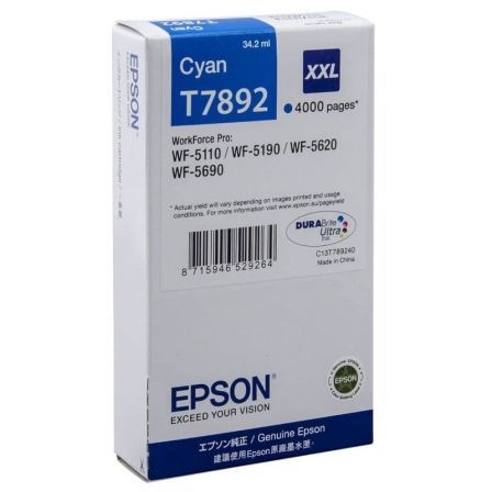 Epson T7892 XXL Cartucho de Tinta Cian