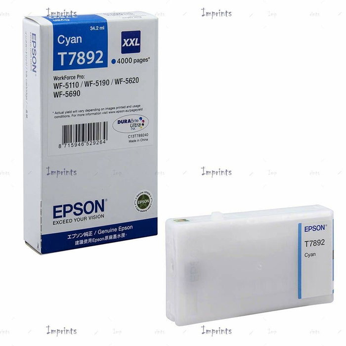 Epson T7892 XXL Cartucho de Tinta Cian