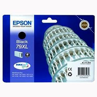Epson Cartucho Negro 79XL 2600 paginas WorkForce Pro WF-5xxx Series / WF-4630DWF Epson Cartucho Negro 79XL 2600 paginas WorkForce Pro WF-5xxx Series / WF-4630DWF