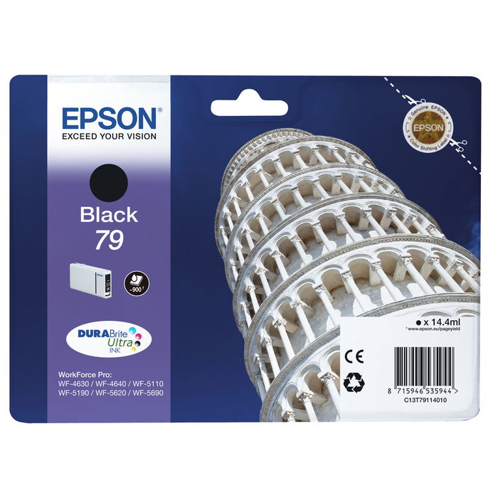 Epson Cartucho de Tinta Negro 79 Original (C13T79114010)