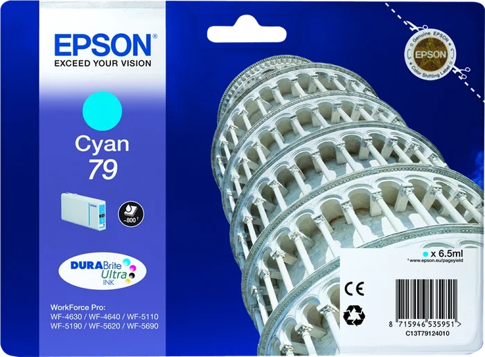 Epson Cartucho de Tinta Cian 79 Original DURABrite Ultra