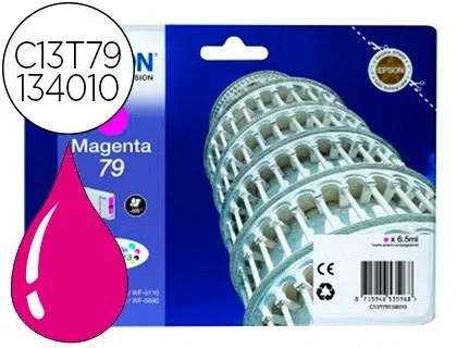 Epson Cartucho de tinta 79 Magenta Rendimiento Estándar C13T79134010
