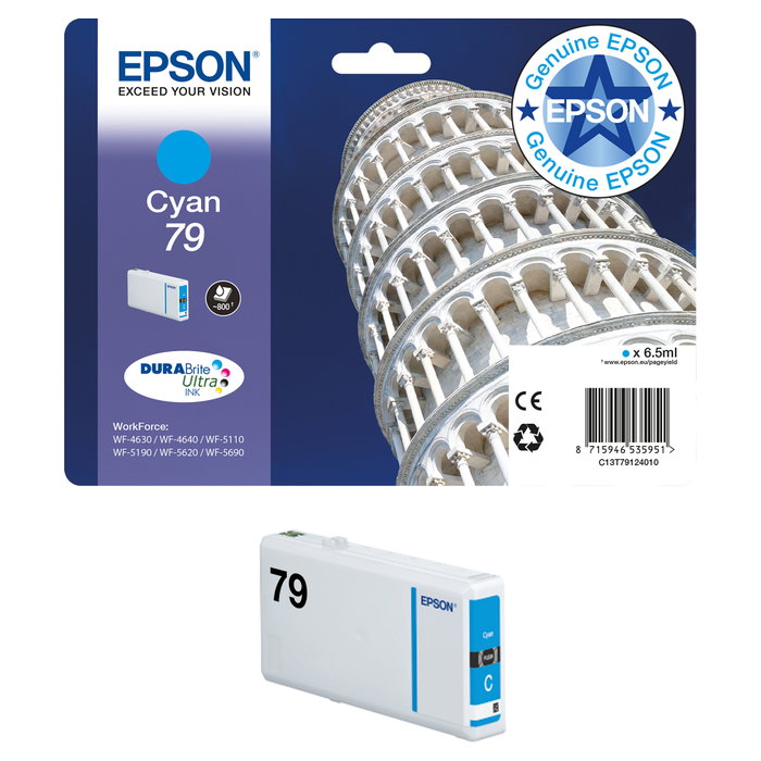 Epson Cartucho de tinta 79 Magenta Rendimiento Estándar C13T79134010