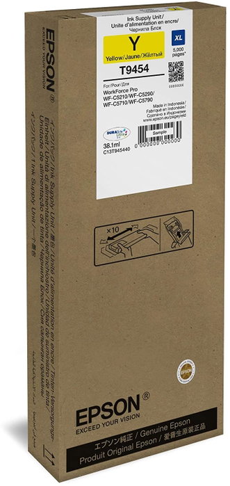 Epson T9454 Amarillo XL (C13T945440) Cartucho de Tinta Epson T9454 Amarillo XL (C13T945440) Cartucho de Tinta