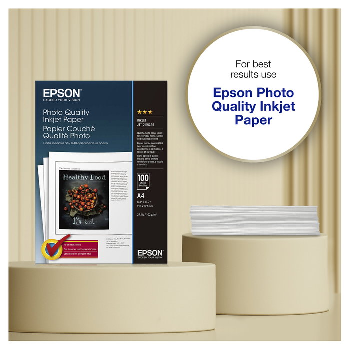 Epson Papel Especial HQ A4 Mate 102g - 100 Hojas (C13S041061) SKU: S8405837 Epson Papel Especial HQ A4 Mate 102g - 100 Hojas (C13S041061) SKU: S8405837