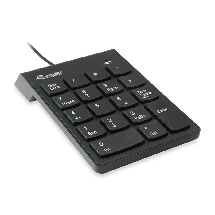 Equip Teclado Numérico Universal USB de 18 Teclas Negro Equip Teclado Numérico Universal USB de 18 Teclas Negro