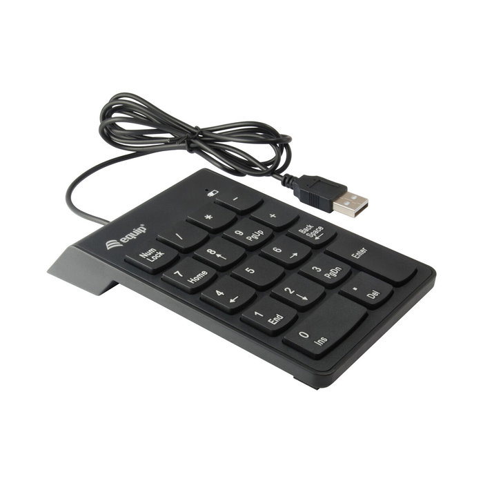 Equip Teclado Numérico Universal USB de 18 Teclas Negro Equip Teclado Numérico Universal USB de 18 Teclas Negro