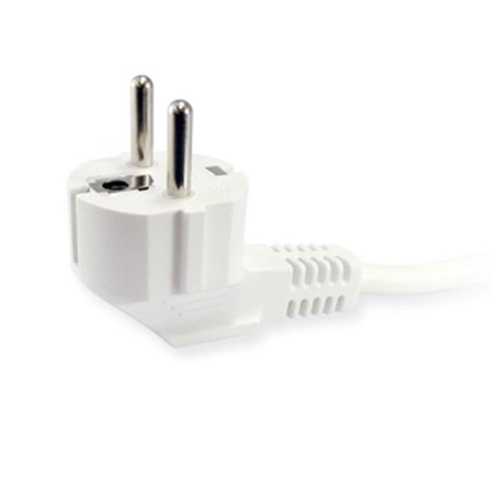 Equip Regleta de Pared con 3 Tomas y Interruptor, Cable de 1.5 m, 3500W 16A, Protección Infantil, Color Blanco