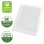 Esselte Dossier de Uñero de PVC Transparente Formato Folio