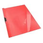 Esselte Vivida Dossier Presentación Clip-Files PVC A4 Pinza Metálica Rojo -25Ud-