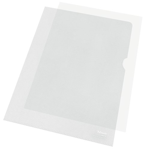 Esselte Carpeta Dossier Uñero PVC Transparente 250 Micras Folio