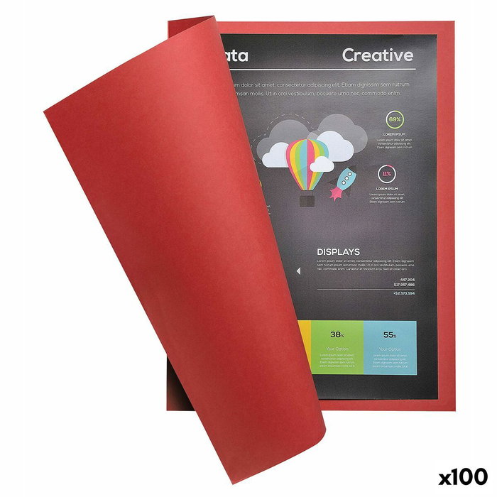 Exacompta Subcarpeta Rock's A4 Rojo