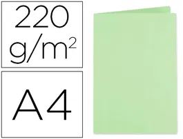 Exacompta Subcarpeta de cartulina reciclada certificada Blue Angel, color verde, gramaje 220 g/m², formato DIN A4 (210 x 297 mm)