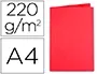 Exacompta Subcarpeta de cartulina reciclada DIN A4 color rojo 220 g/m², certificado Blue Angel