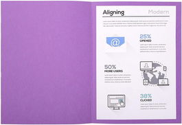 Subcarpeta Exacompta Forever 250 220G A4 Violeta Paquete De 100