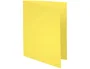 Exacompta Subcarpeta de cartulina reciclada certificada Blue Angel, DIN A4, color amarillo, 170 g/m²