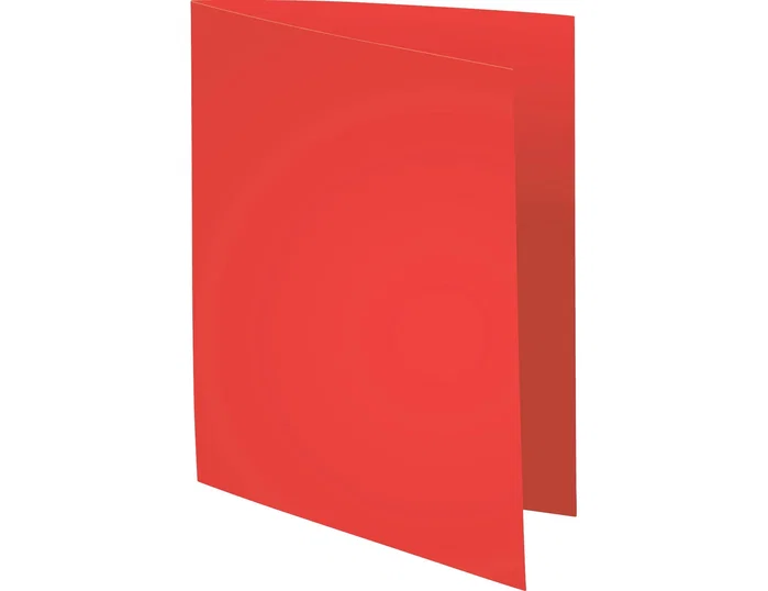 Exacompta Subcarpeta de Cartulina Reciclada DIN A4 Rojo