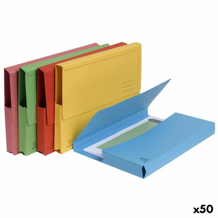 Exacompta Subcarpeta con Bolsa DIN A4 Colores Surtidos 290 g
