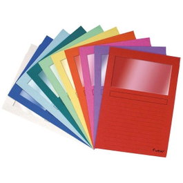 Exacompta Subcarpetas Forever con Ventana A4 Colores Surtidos